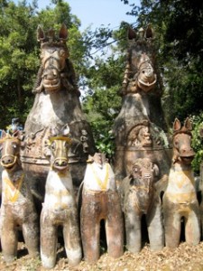 Ayanaar horses Tamil Nadu India